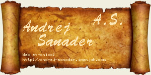 Andrej Sanader vizit kartica